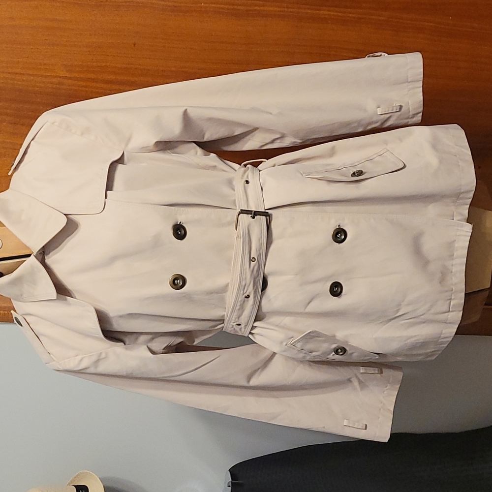 Worthington Short Trench Coat  Sz. Grand - Picture 2 of 10